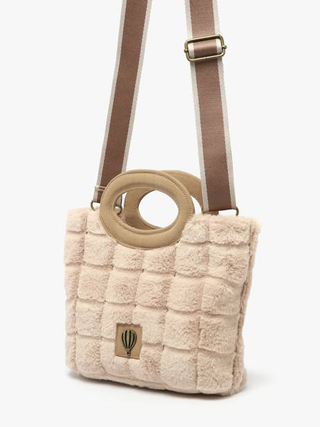 Schoudertas Quadri Le voyage en panier Bruin quadri AHP271 ander zicht 1